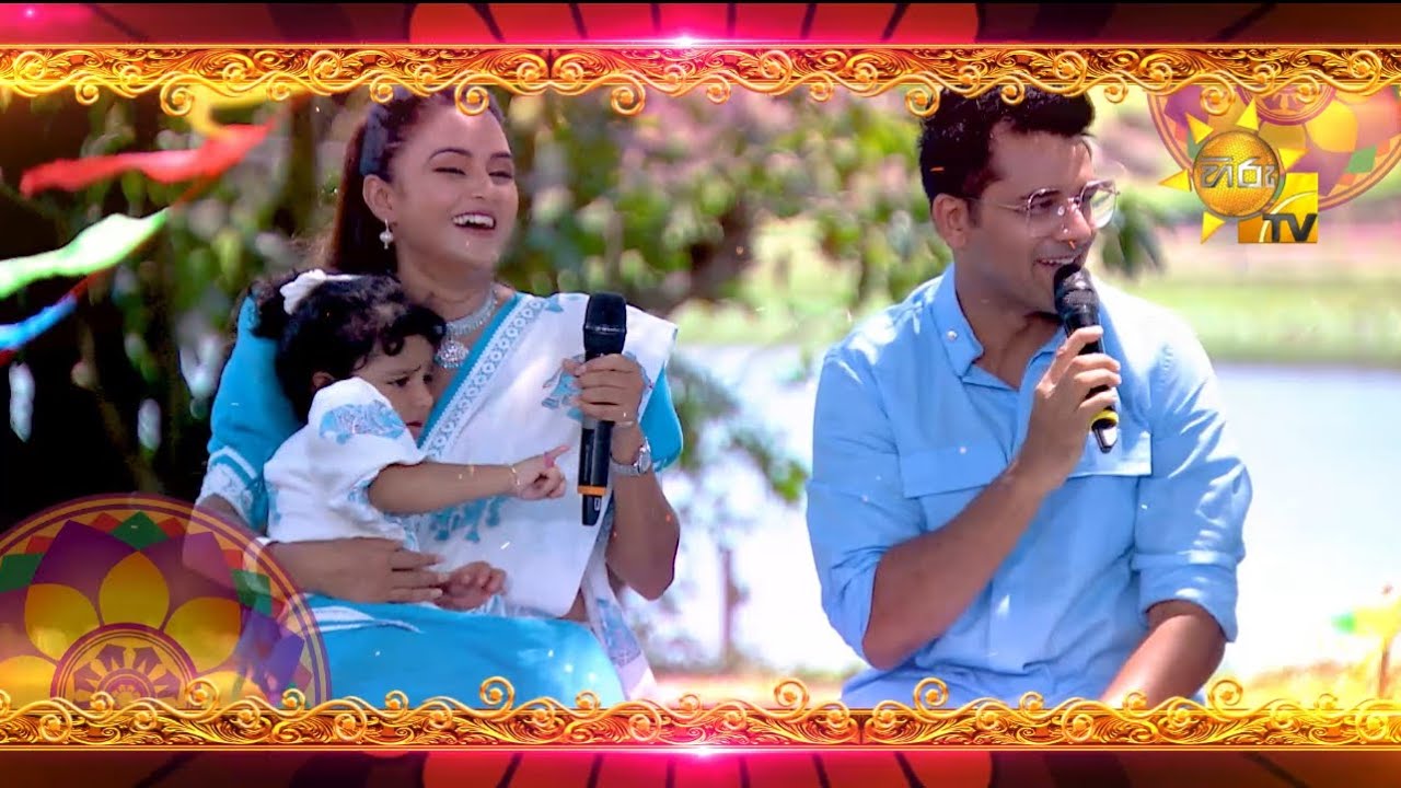 බබාලා ඔක්කොම එකතු වෙලා කියපු සින්දු අහමු ද? 🥳 | Hiru awurudu with kids | Saranya Minneth singing 😂