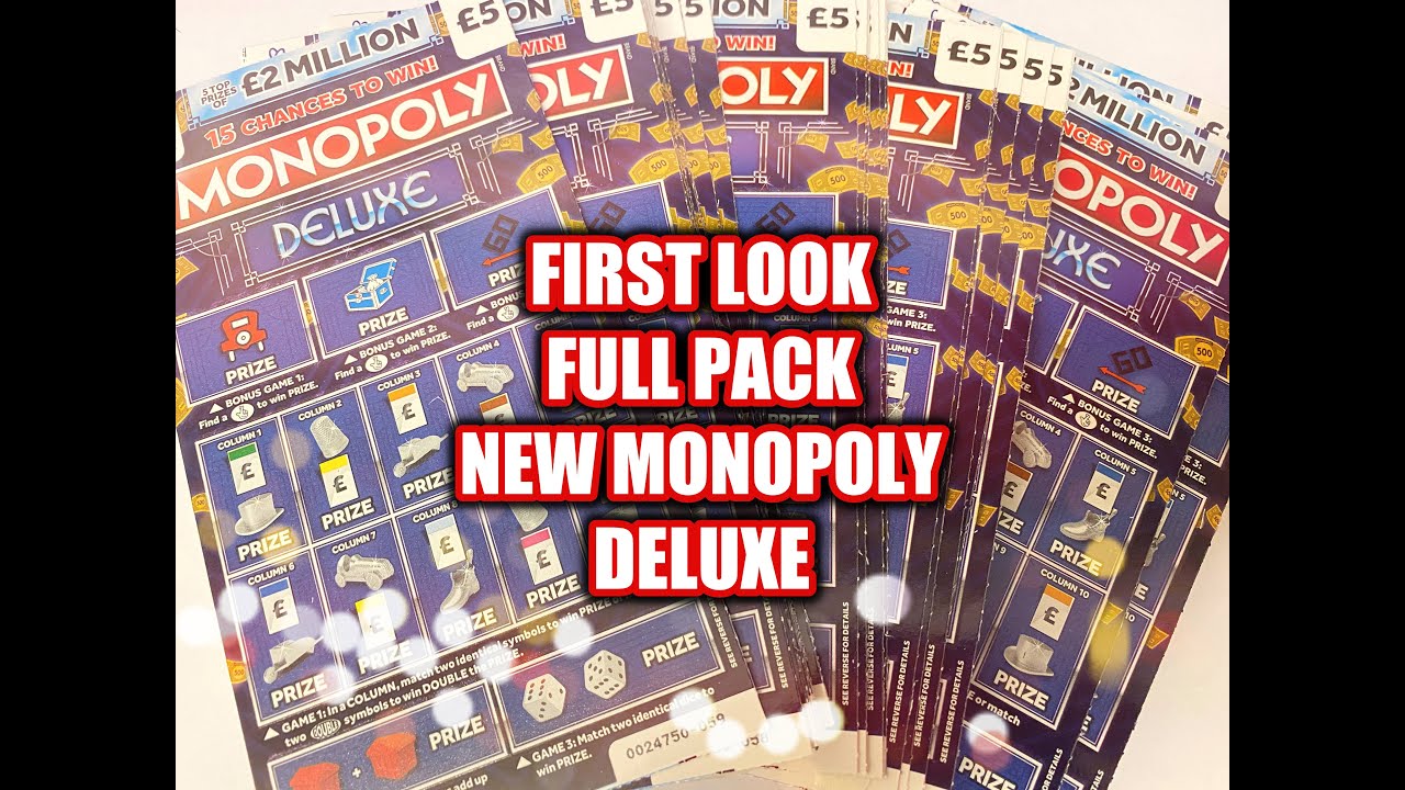 *FIRST LOOK* FULL PACK New Monopoly Deluxe