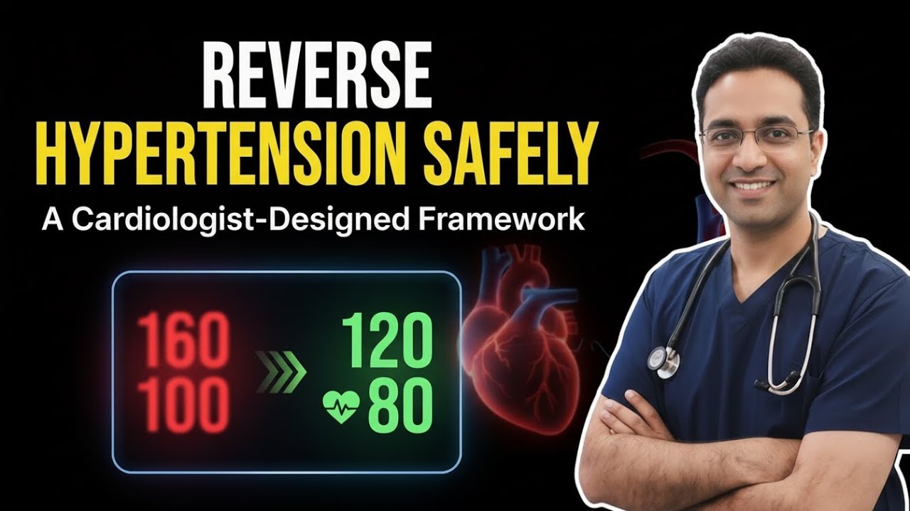 How to Reverse High Blood Pressure Naturally — What Actually Works (Cardiologist Explains)
