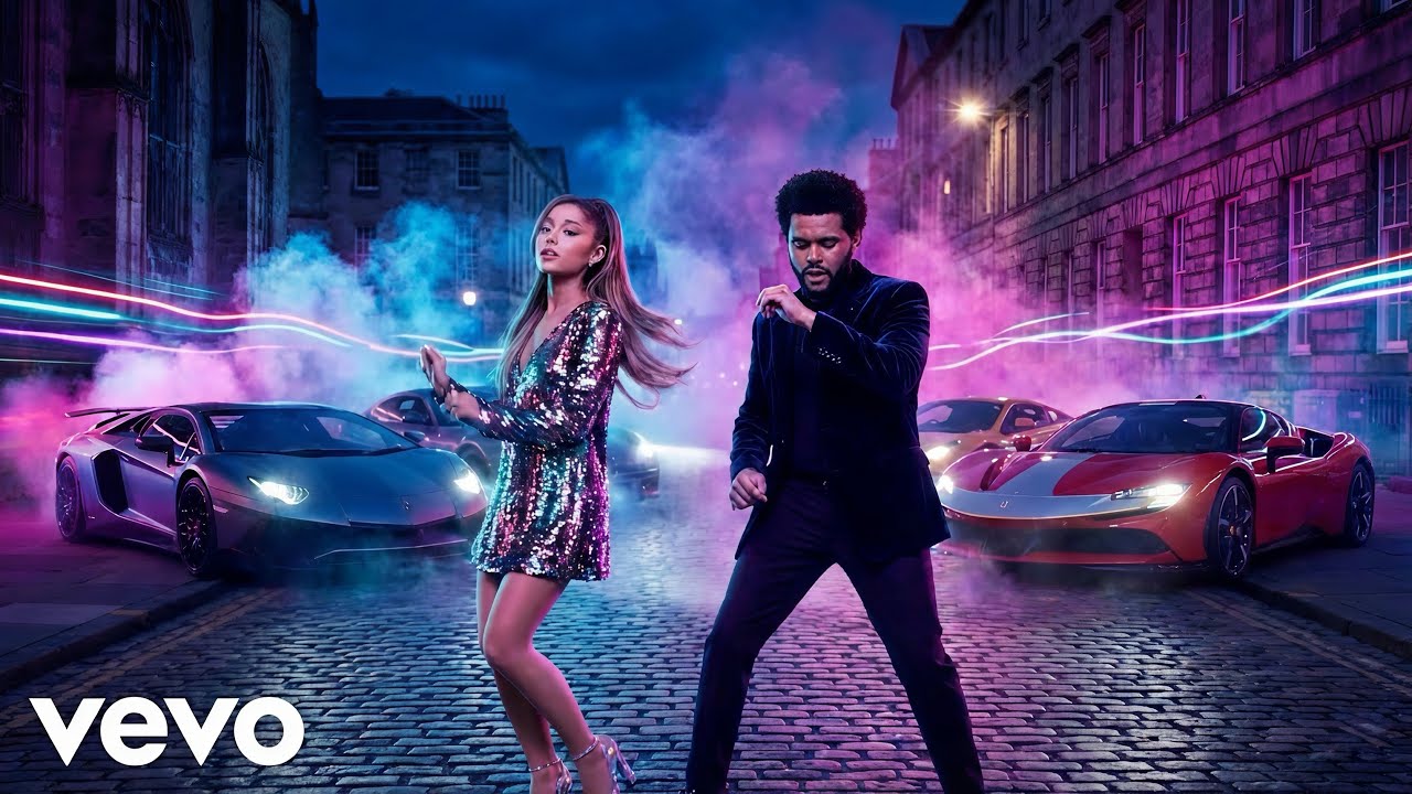 Ariana Grande, Weeknd- Midnight Race (ft. Doja Cat, Chris Brown) | (Offical Lyrics Video) 2026