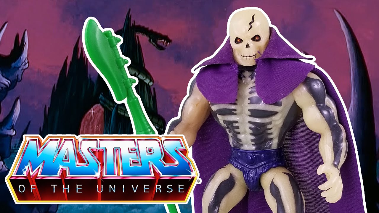 VINTAGE MOTU SCARE GLOW ACTION FIGURE REVIEW