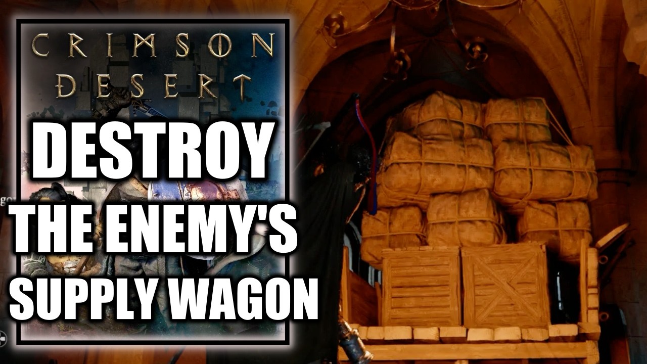 Crimson Desert - How to Destroy the Enemy's Supply Wagons - Fire on the Frontlines