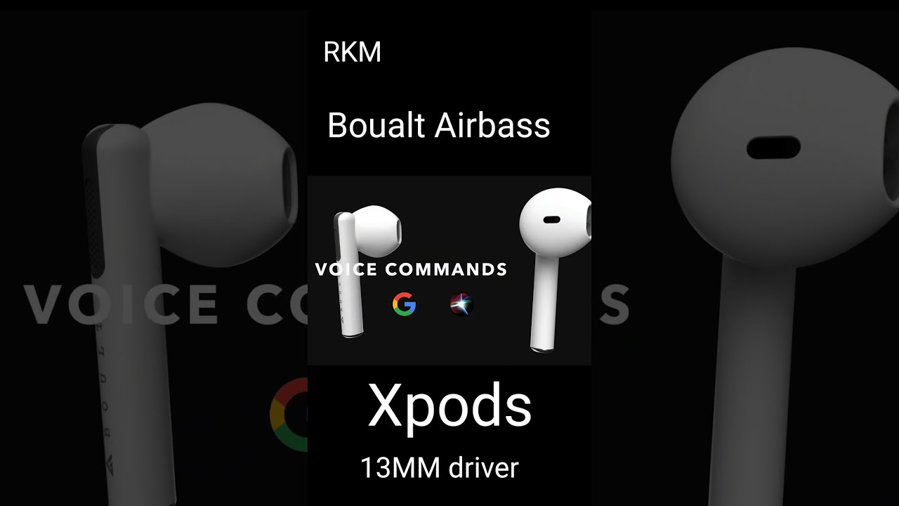 Boualt airbase Xpods _  Offical Unboxing _ 13 mm driver || Deep Bass _ RKM TECH
