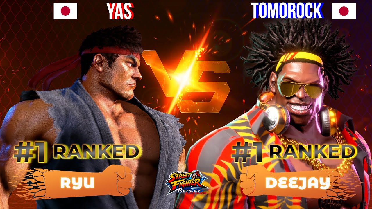 SF6 🔥 YAS (#1 Ranked Ryu) Vs TOMOROCK (#1 Ranked DeeJay) 🔥 SF6 High Level Matches!