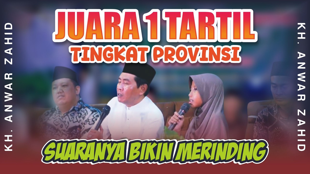 JUARA TARTIL TINGKAT PROVINSI || ABAH ANZA KAGUM DENGAN SUARA ANAK INI || MASYAALLAH