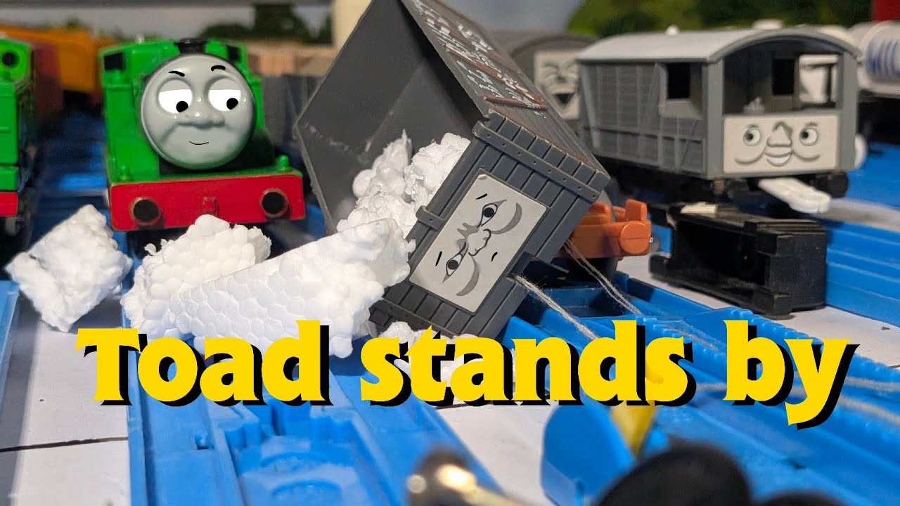 Toad stands by Plarail remake