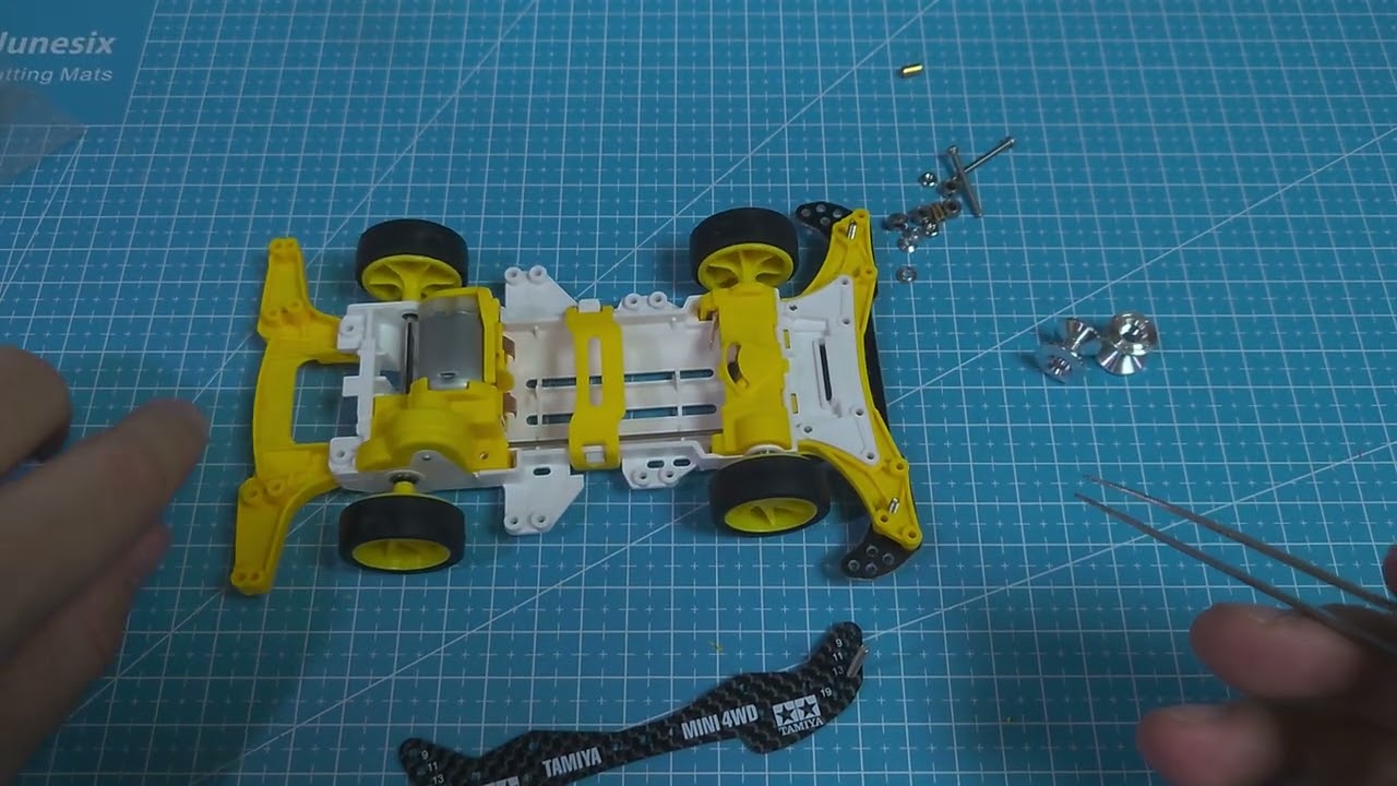四驅車 軌道車 TAMIYA 18099 VZ底盤 基本改裝 （上篇）自由翼四驅車