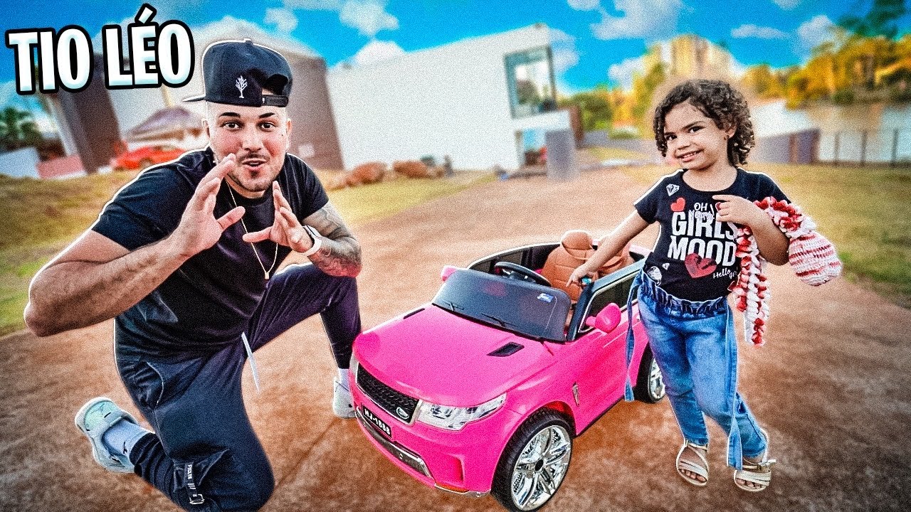 REAÇÃO DO MEU TIO LÉO AO VER MEU CARRO NOVO DE PERTO * LAND ROVER ROSA *