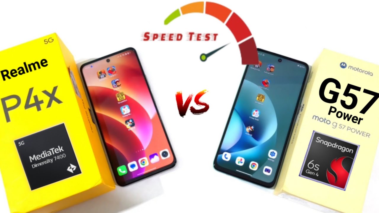 Сравнение производительности Realme P4x и Moto G57 по управлению оперативной памятью 🔥🔥