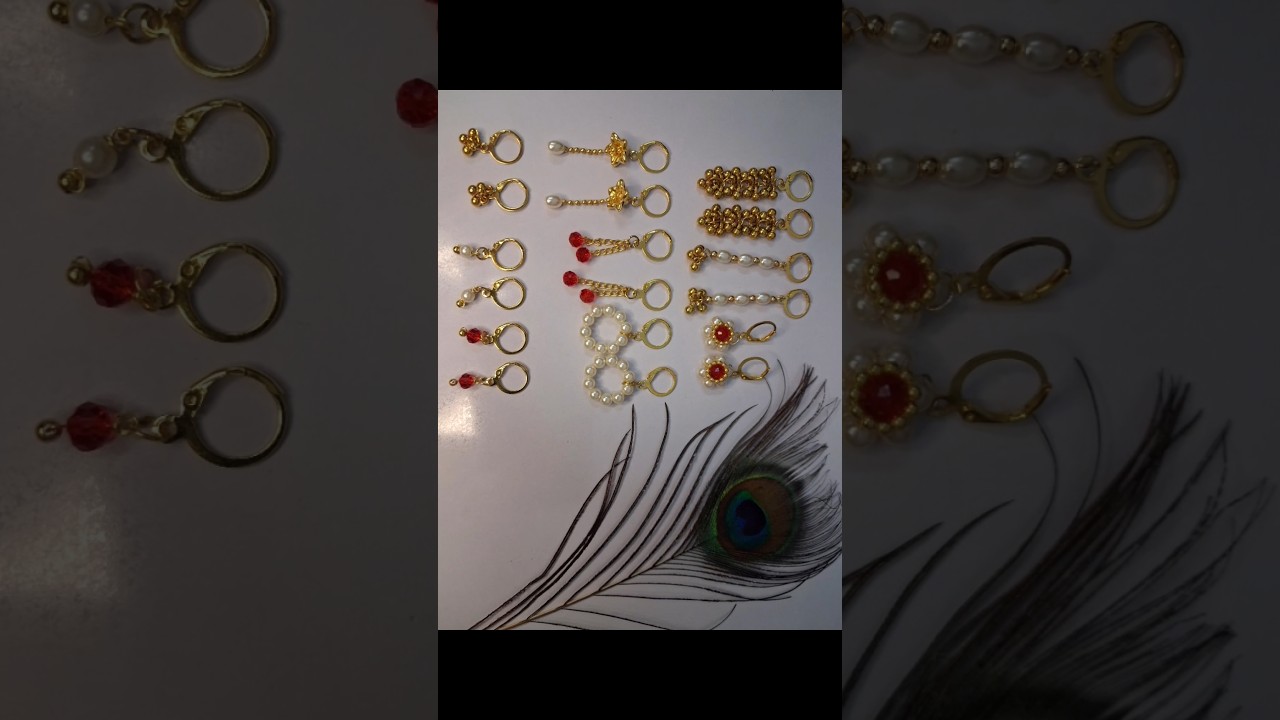 Gold-Plated Round lever-back spring hoop earring hooks,elegant handmade jewellery