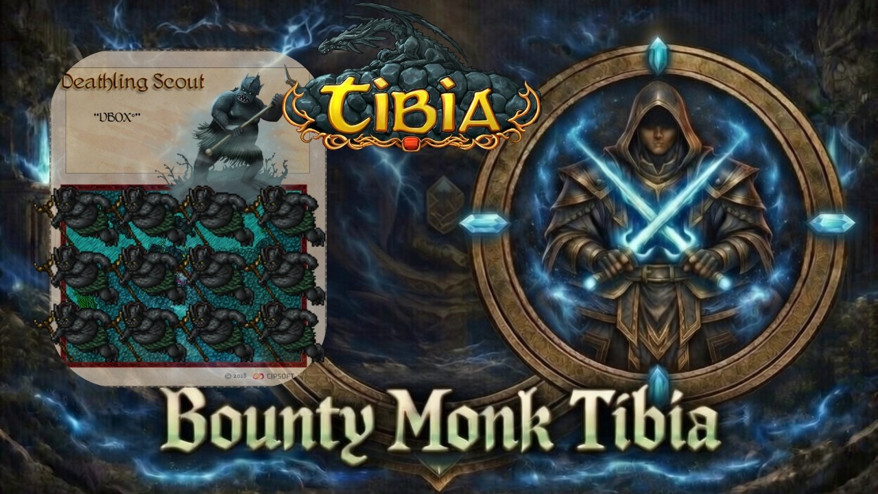 BOUNTY TASK - DEATHLING SCOUT - 6.4KK EXP / 950K+ PROFIT - 40 MIN - 560 MONK