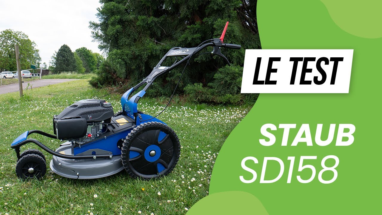 Tondeuse débroussailleuse Staub SD158 : l’alliée des vergers