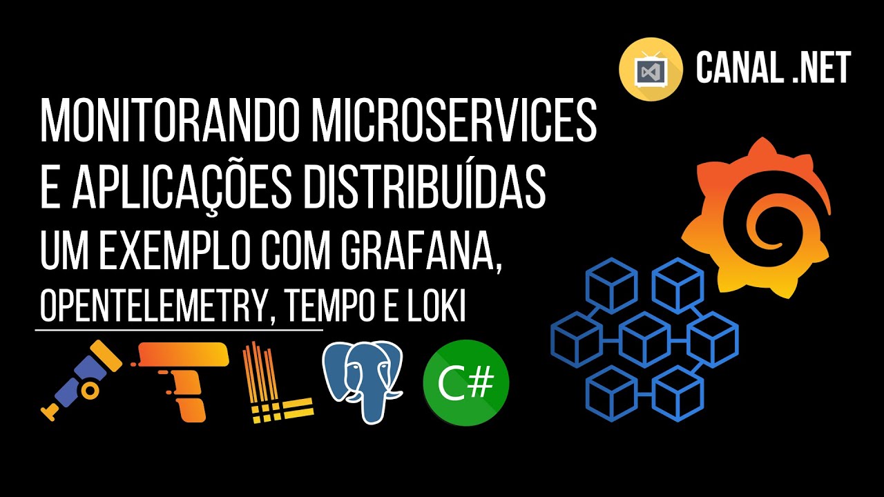 Monitorando microsserviços e aplicações distribuídas com Grafana, OpenTelemetry, Tempo e Loki