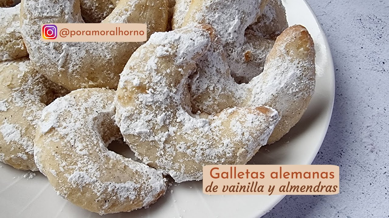 Galletas alemanas de navidad - Vanillekipferl