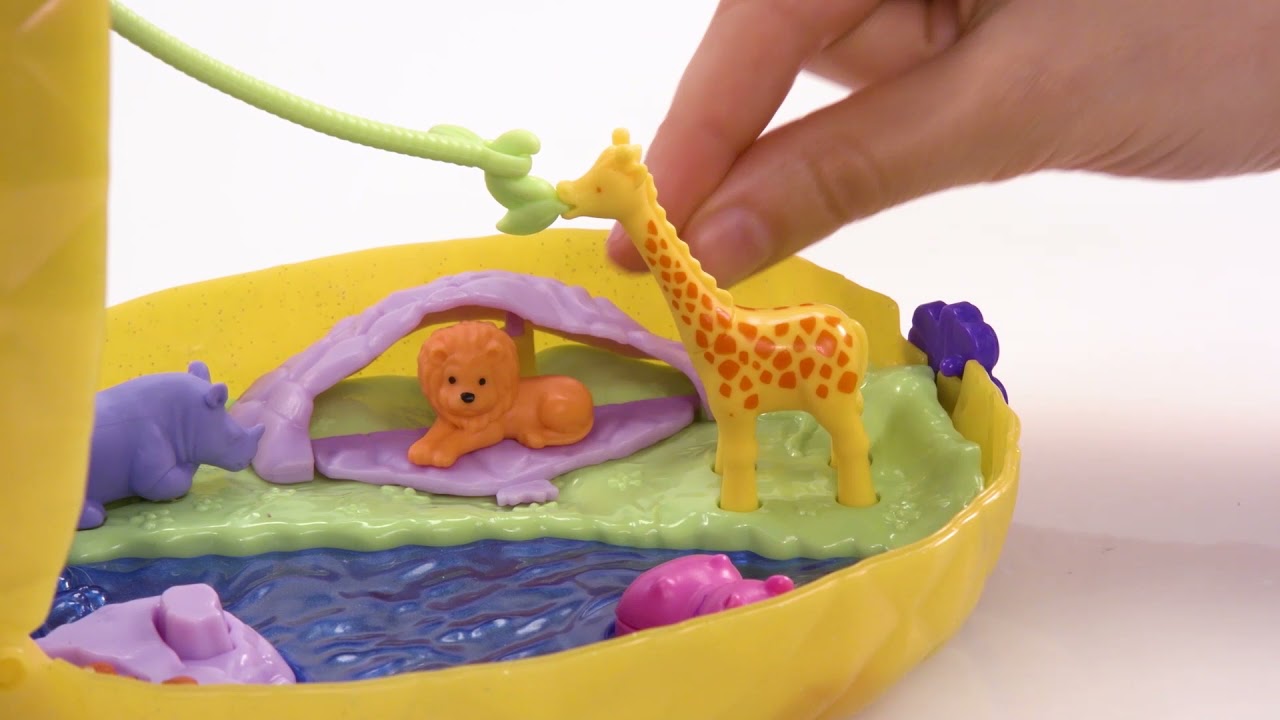 Polly Pocket - Kompaktowa torebka Ananas Zestaw GKJ64 | Demo video