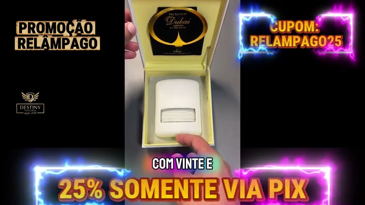 OFERTA IMPERDÍVEL: 25% OFF no PIX + 6x sem juros | Promoção Relâmpago