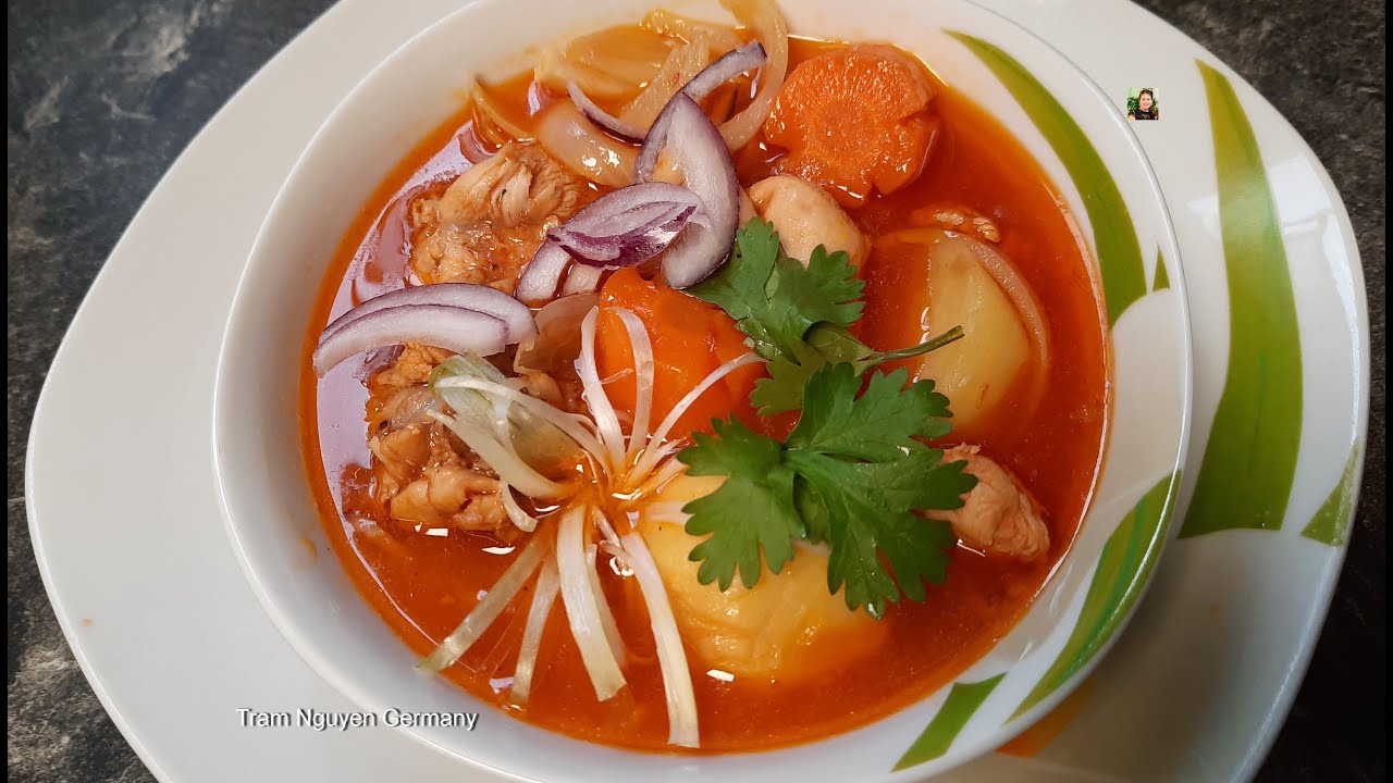Ragu Gà - Cách nấu LAGU RAGU GÀ ngon với gia vị tươi - món ăn ngon Viet Nam | Tram Nguyen Food