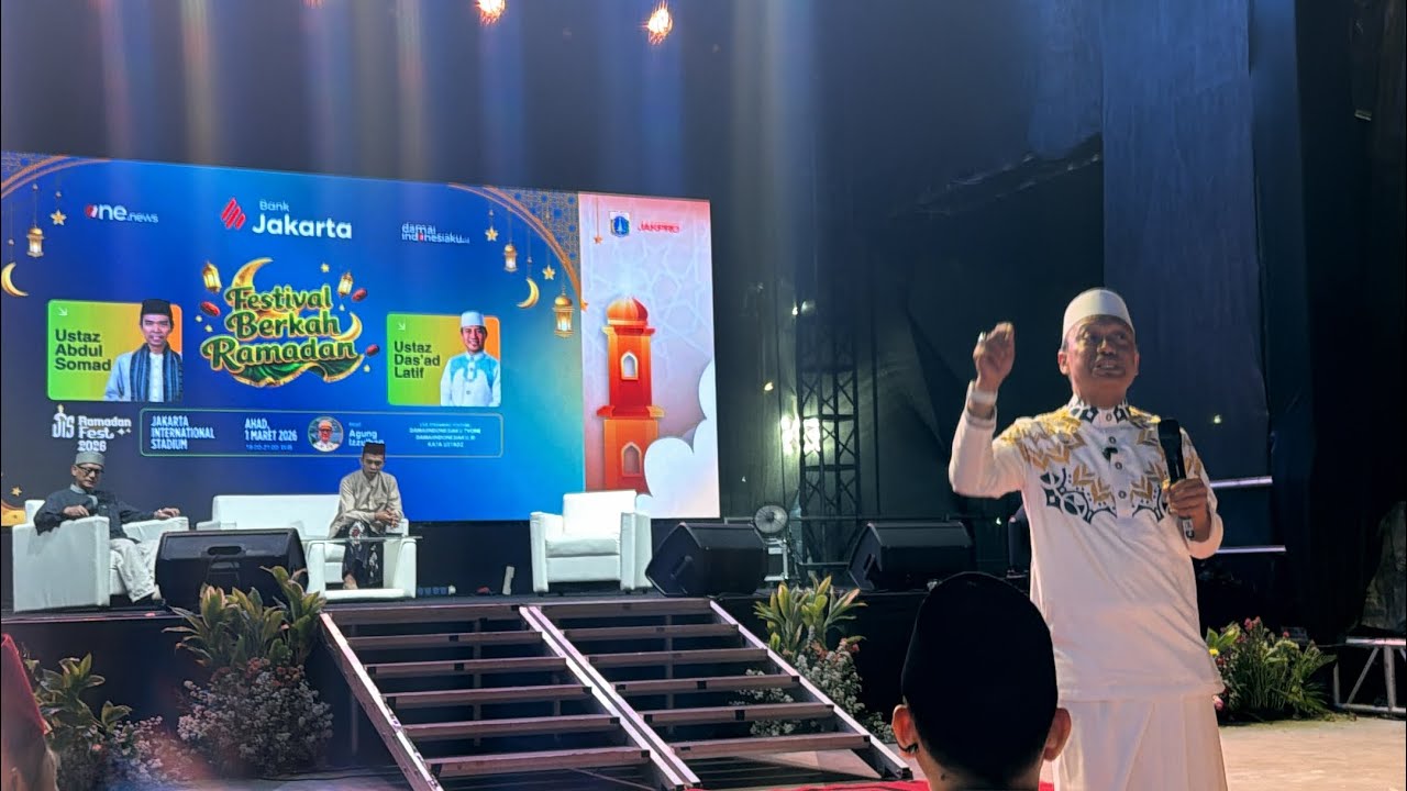 Duet Ustadz Das'ad & UAS di JIS | D'LUAS Buka Puasa dengan Pramono Anung 