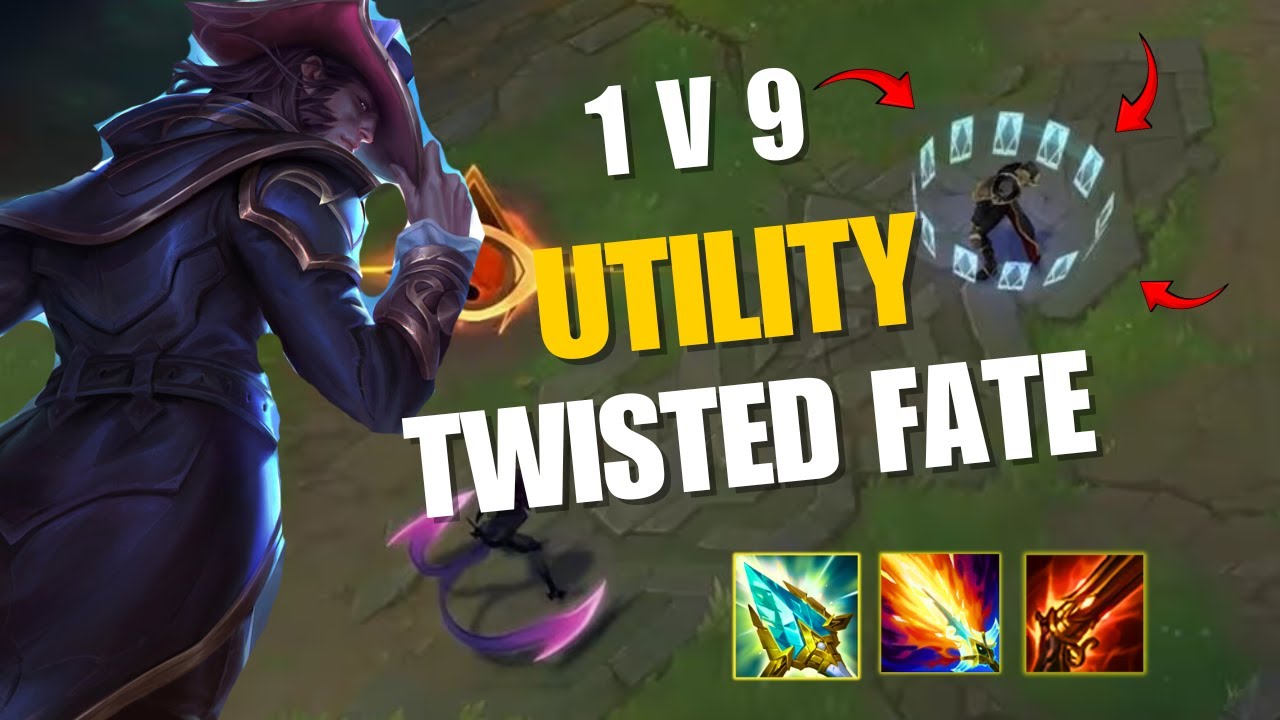 Twisted Fate but I'm secretly UTILITY SUPPORT that can 1v5 the enemy team (BROKEN BUILD)