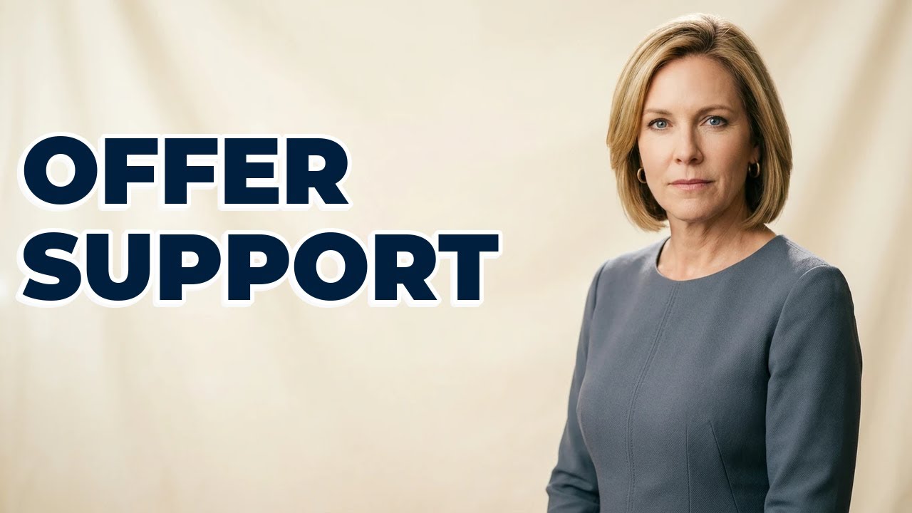 How To Help Someone After Delivering Hard News?