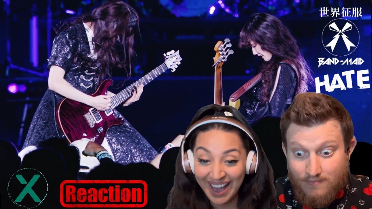 FIRST time reaction to Band-Maid  HATE? LIVE