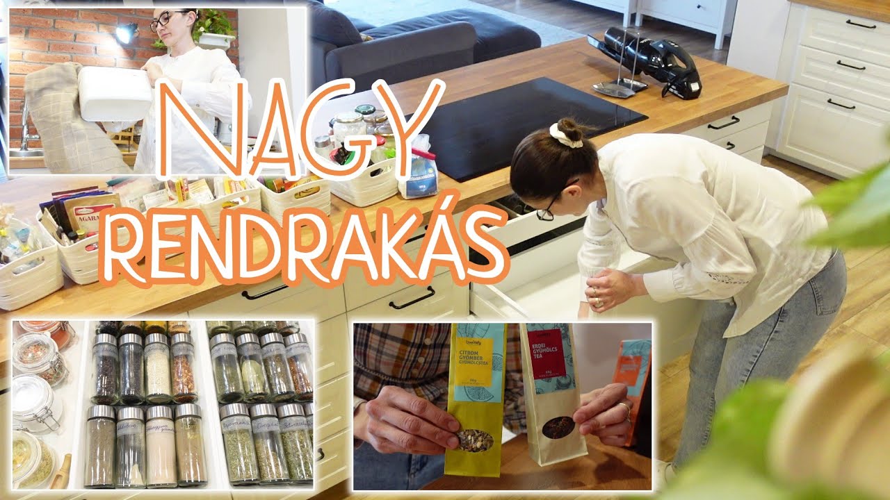 Rendrakós VLOG | Konyha szelektálás és a legfincsibb teák :) | KUPONKÓD!!!
