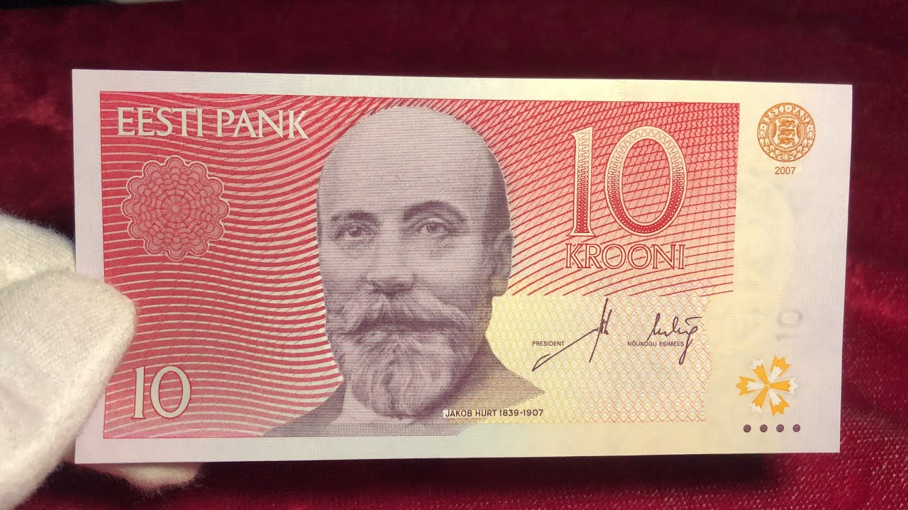 Banknotes 10 krooni Eesti