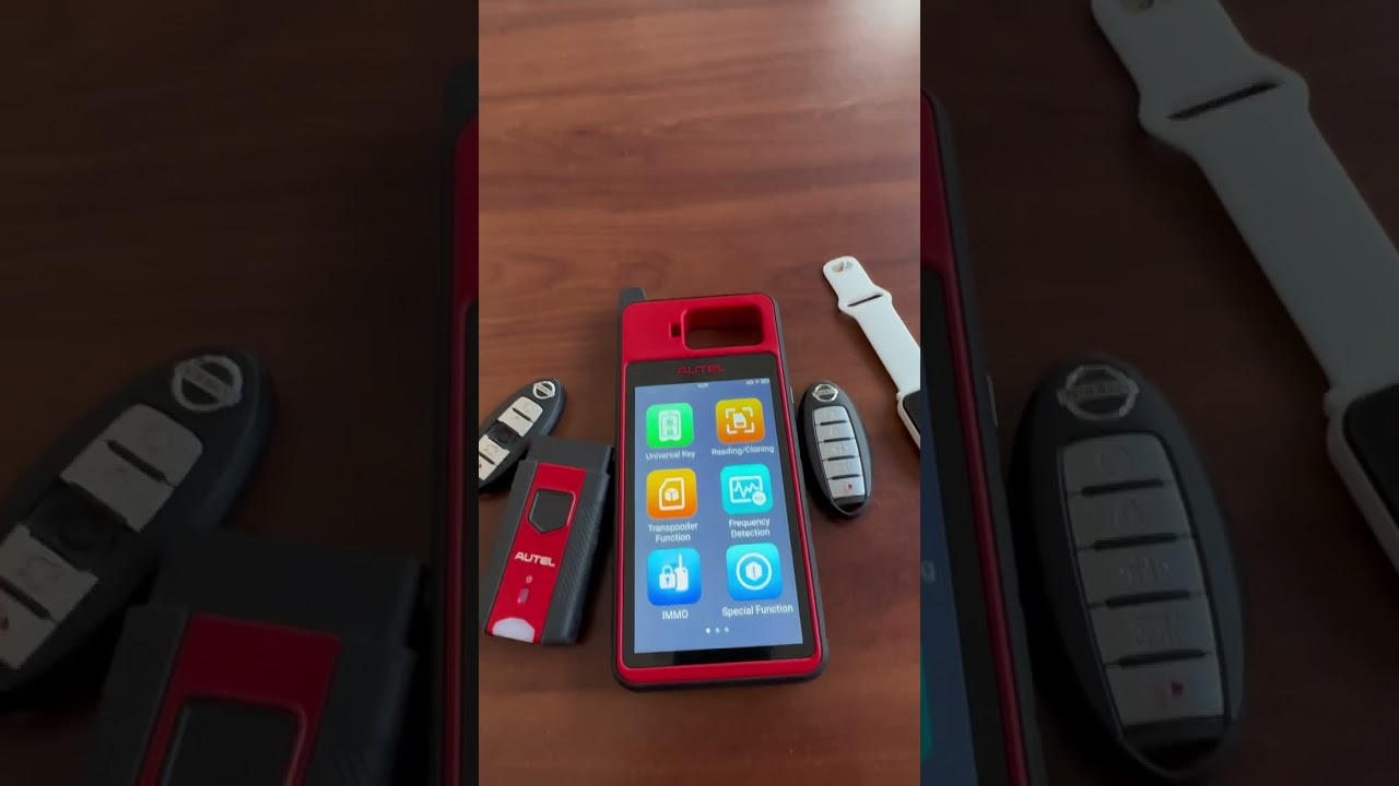 Programacion de llaves y reloj inteligente nissan murano 2015 OTOFIX AUTEL