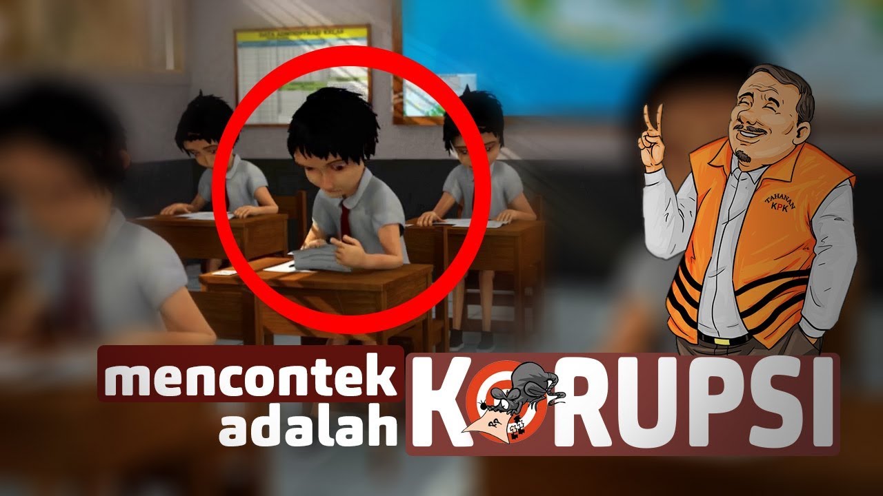 Kebiasaan mencontek adalah korupsi | Animation