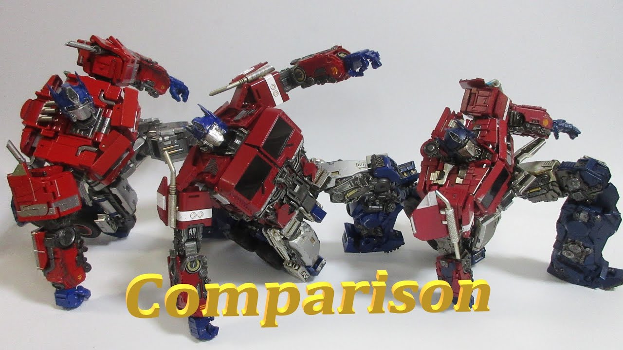 【TF非正規玩具レビュー】 海外の変形玩具  比較 METAL DITION M09  COMMANDER LEADER（Part 3）, aka Optimus Prime