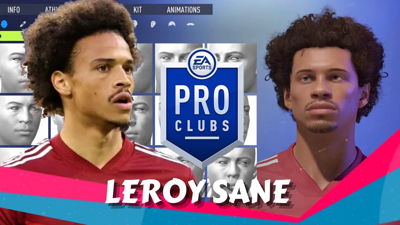 FIFA 22 Leroy Sane Pro Clubs Creation