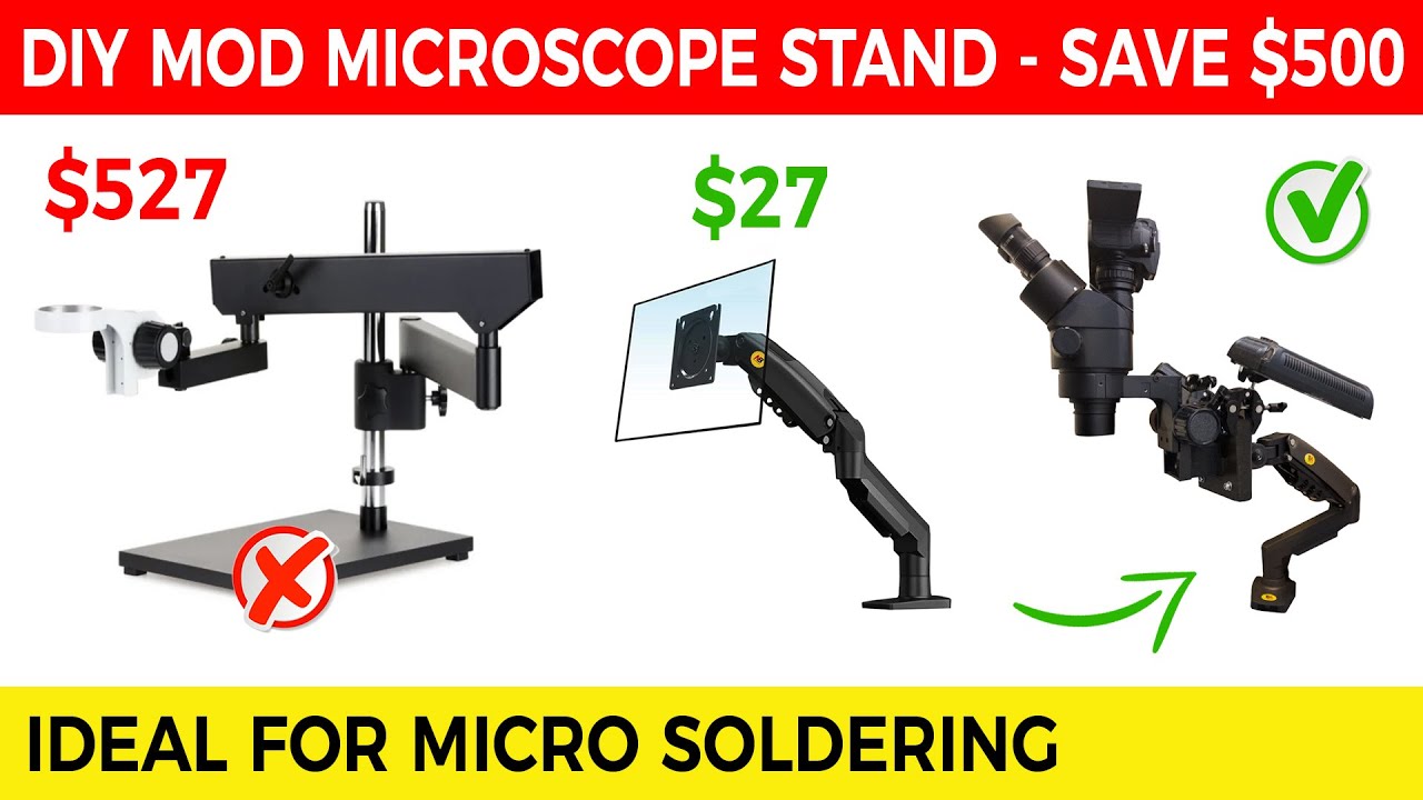 DIY Microscope Support Stand 🔬