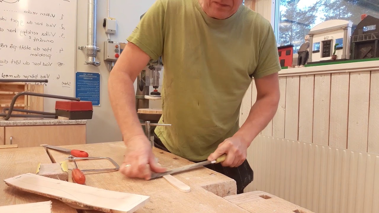 Stekspade, Basning av trä