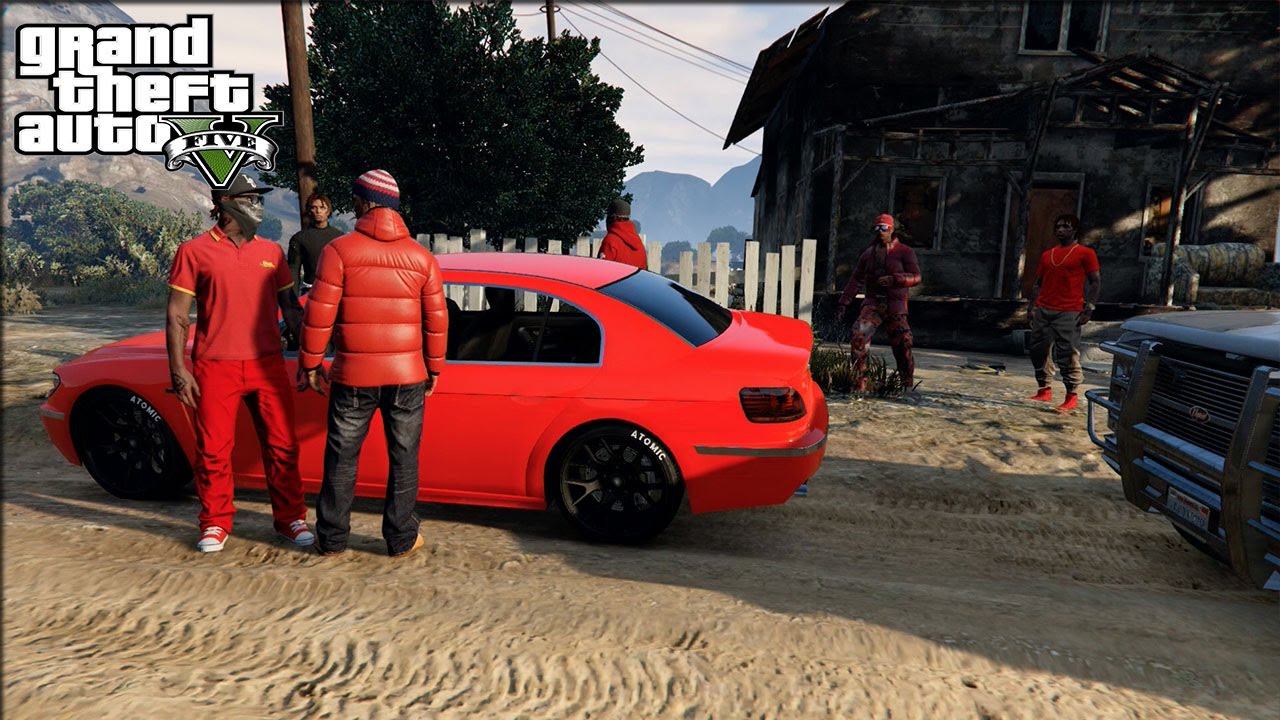 GTA 5 Crips & Bloods Out The Country [HD] RockStar Editor