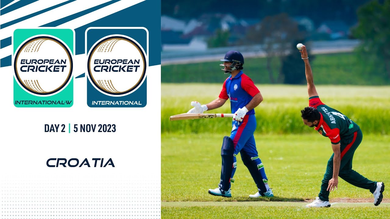 🔴 ECI-W & ECI Croatia 2023 | Day 2 | T10 Live International Cricket | European Cricket