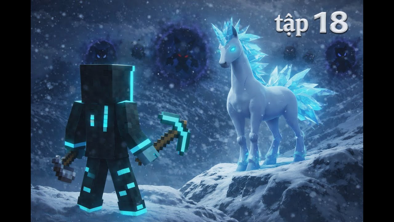 ⚔️❄️ Tập 18: Đối Đầu Ngựa Băng Huyền Thoại 🐎🔥| Minecraft Pixelmon Một Thời Huyền Thoại