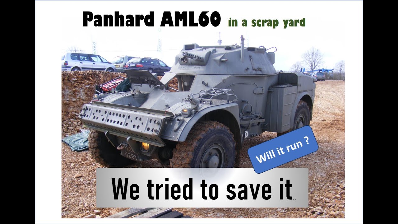Panhard AML60 found in scrap yard