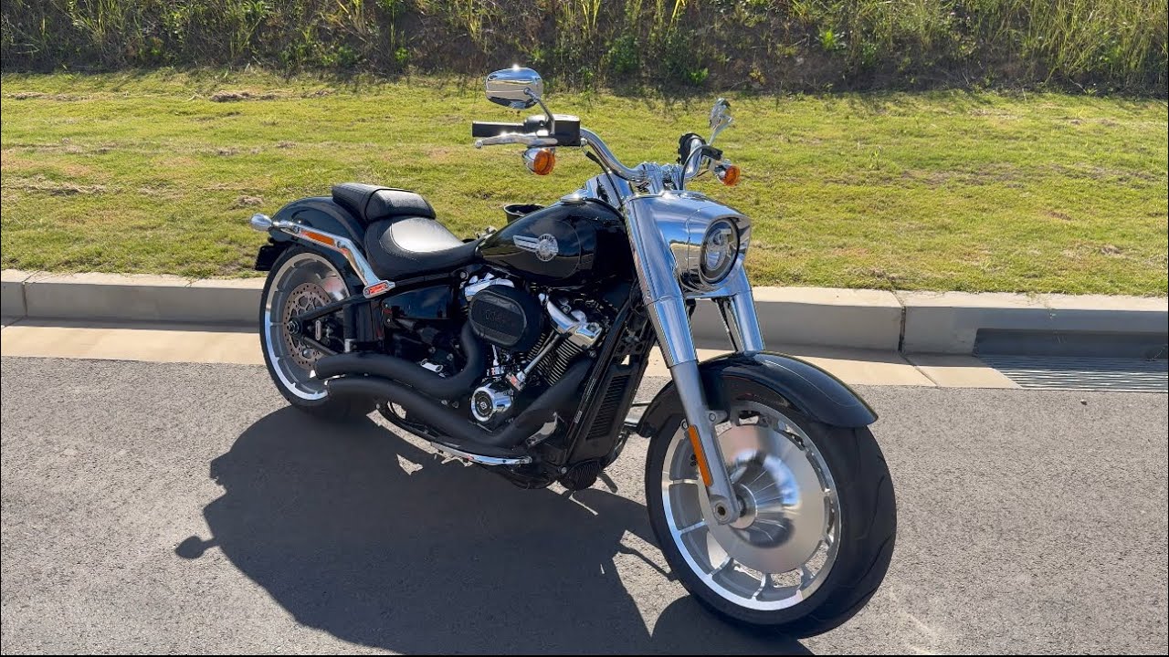 Harley Davidson Fatboy 2024 test riding & review