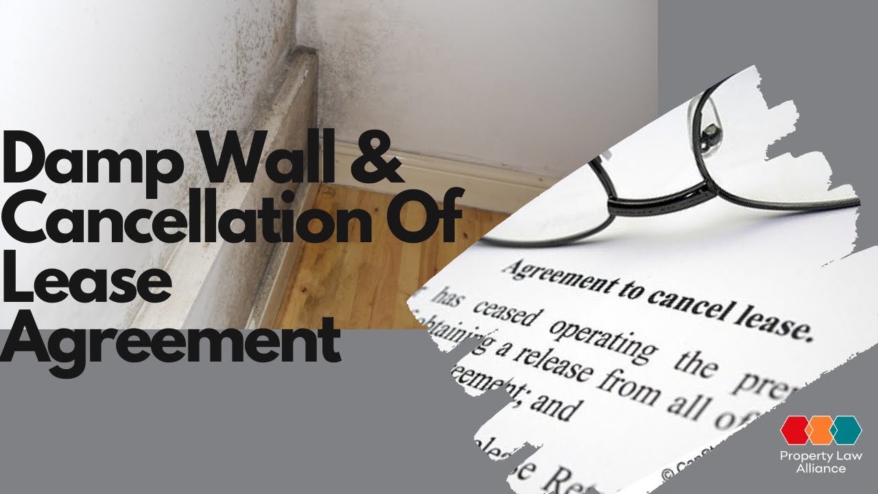 Damp Wall And Cancellation Of Lease Agreement