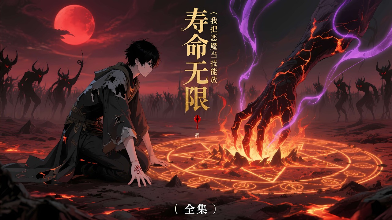 一口气看完《寿命无限，我把恶魔当技能放》全集，全民转职，他觉醒S级恶魔召唤师，却被嘲笑短命职业。没人知道，他杀生就涨寿命。杀鸡加一天，屠族加万年。寿命无限，恶魔随便召，一人即军团，万族看他都像反派！
