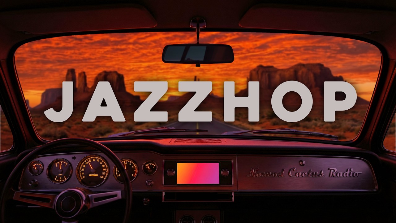 Desert Sunset Drive 🌅 Smooth Jazzhop for Late Night Cruising