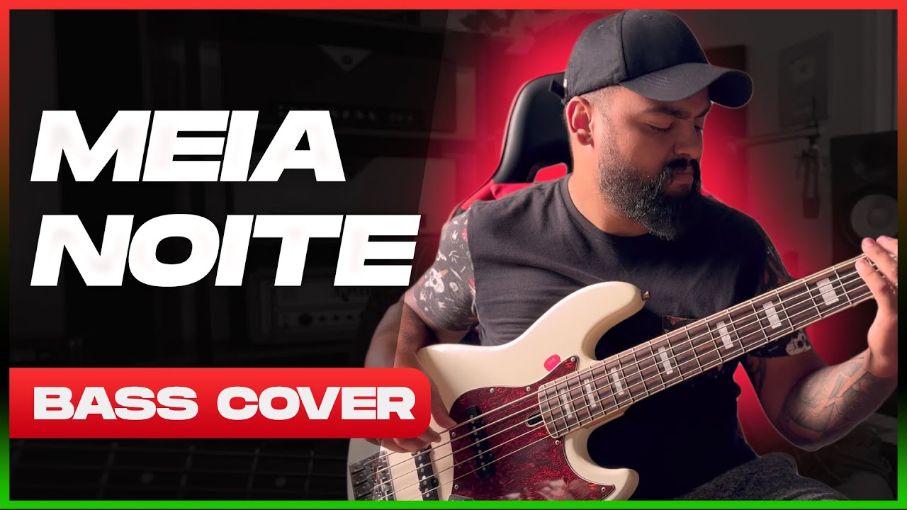 MEIA NOITE @fhopmusic | BASS COVER - Israel Dias