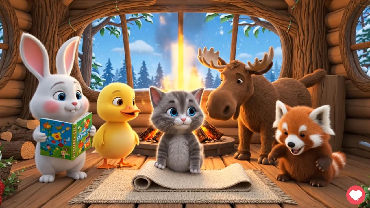 🐰🐤Roro, Dodo, Kiki: The Magical Winter Forest Adventure & The Forgotten Treehouse