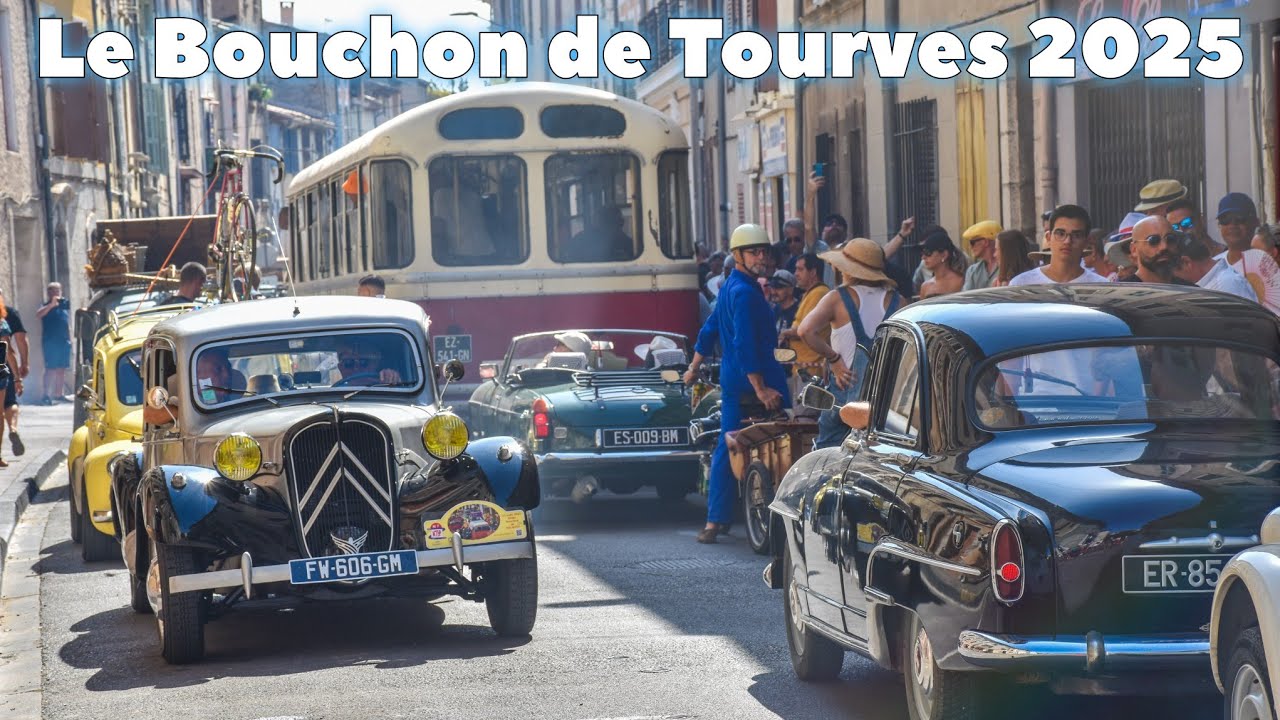 Le Bouchon de Tourves 2025 : 250 véhicules historiques pour nous ramener en 1960 !