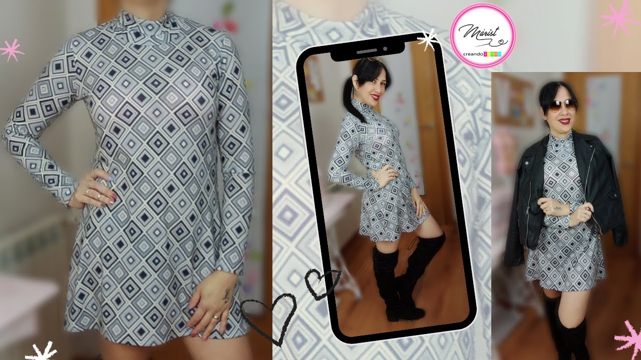 #54 Aprende a coser un vestido moderno en minutos