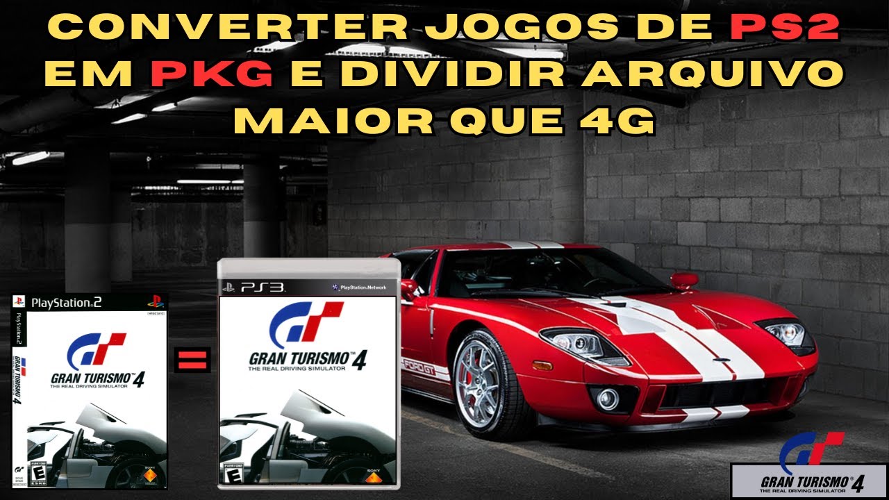 Converter jogos de PS2 em PKG e dividir arquivo maior que 4G