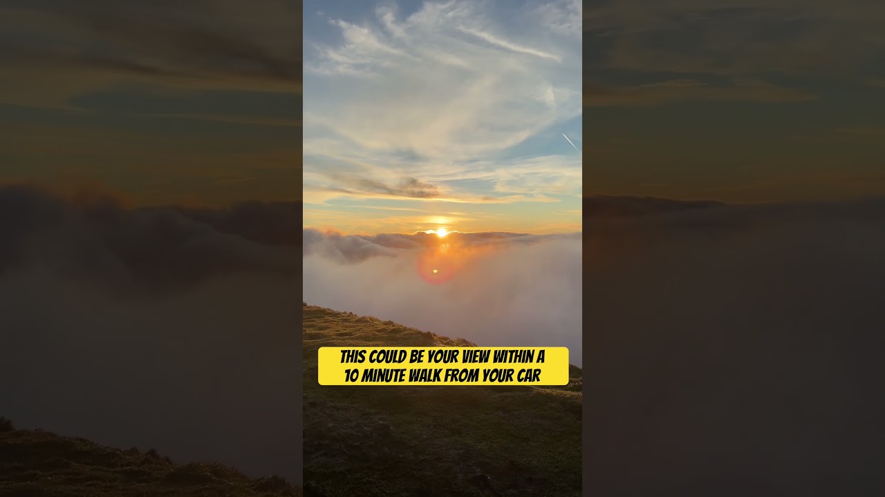 The Easiest Sunrise Hike in the Peak District? 🌄✨#sunrise #peakdistrict