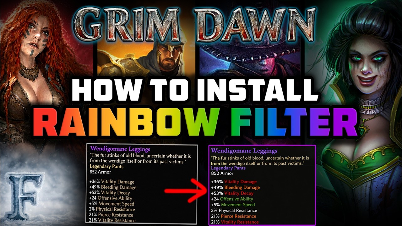 Как установить Rainbow Filter 2026 &mdash; Grim Dawn