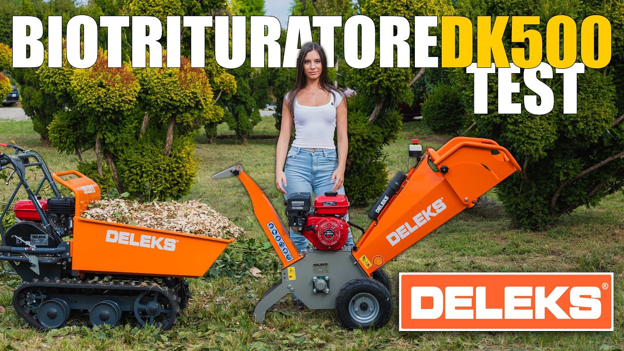 Prova in campo del Biotrituratore DELEKS&reg; DK500