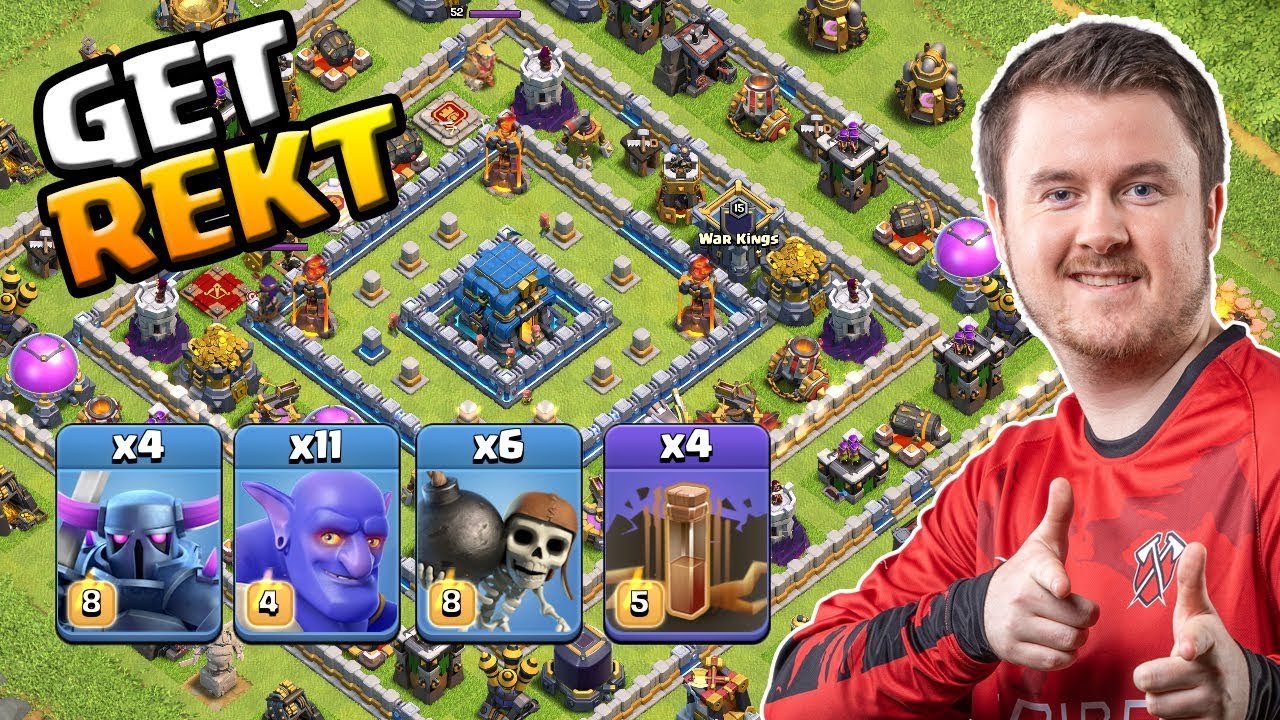 Destroying any Ring Base with EQ Pekka Smash | Anti 2 Star Base | Clash of Clans | iTzu [ENG]